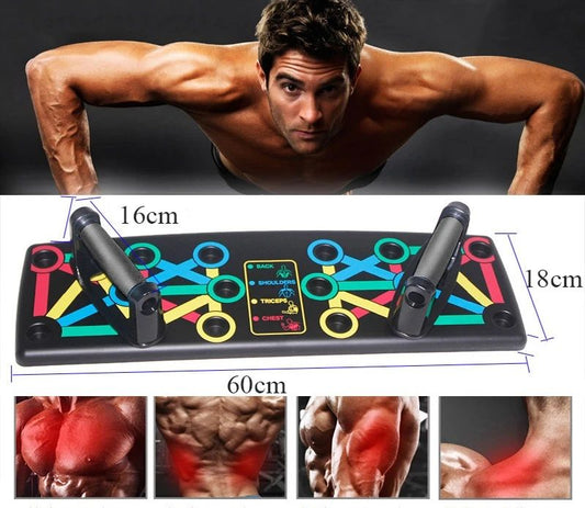9-in-1 Push Up Board | Multifunctional Push-Up Rack System for Full Body Workout