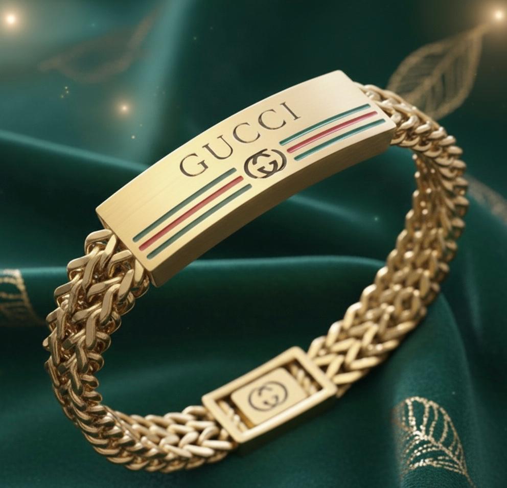Gucci Handcuff Branded Gold Platting