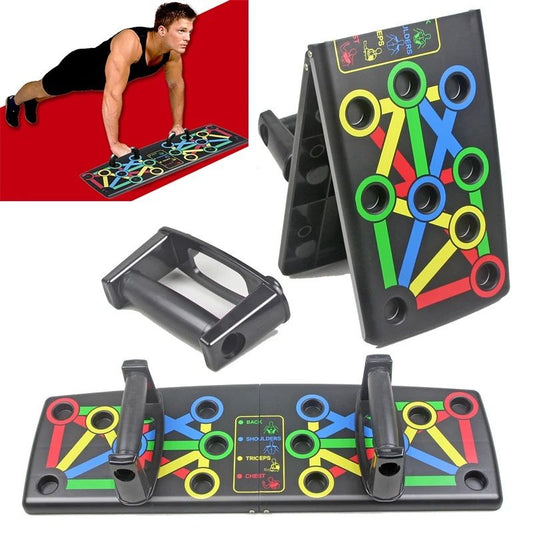 9-in-1 Push Up Board | Multifunctional Push-Up Rack System for Full Body Workout