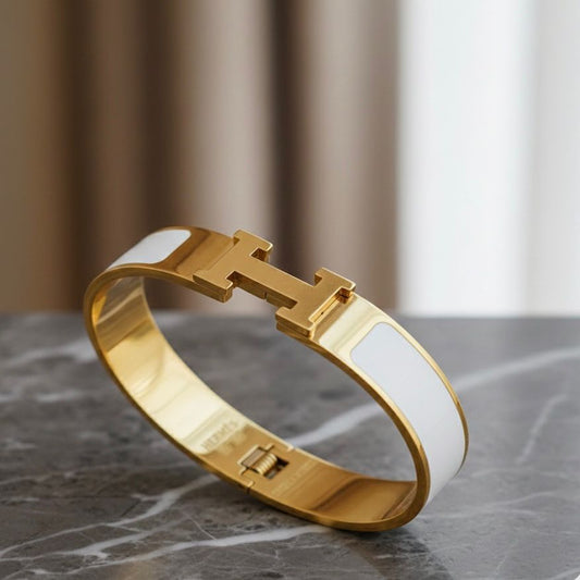 Hermes Handcuff Branded Gold Plating