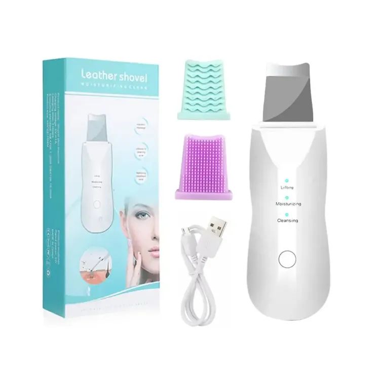 Ultrasonic Skin Scrubber – Deep Cleansing & Face Lifting Device