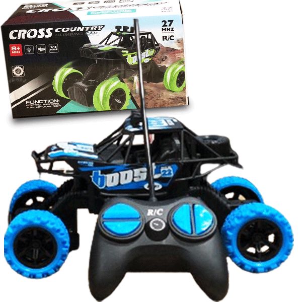 Rechargeable Cross Country RC Climbing Car – 1:18 Scale Off-Road Remote Control Car
