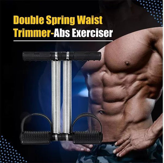 Double Spring Tummy Trimmer – Waist & Abs Exerciser for Home Gym